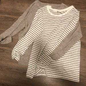 2 - Soft long sleeve shirts. Like new